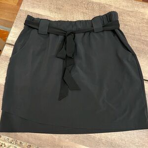 Athleta Black Skort with removable belt . Size Medium